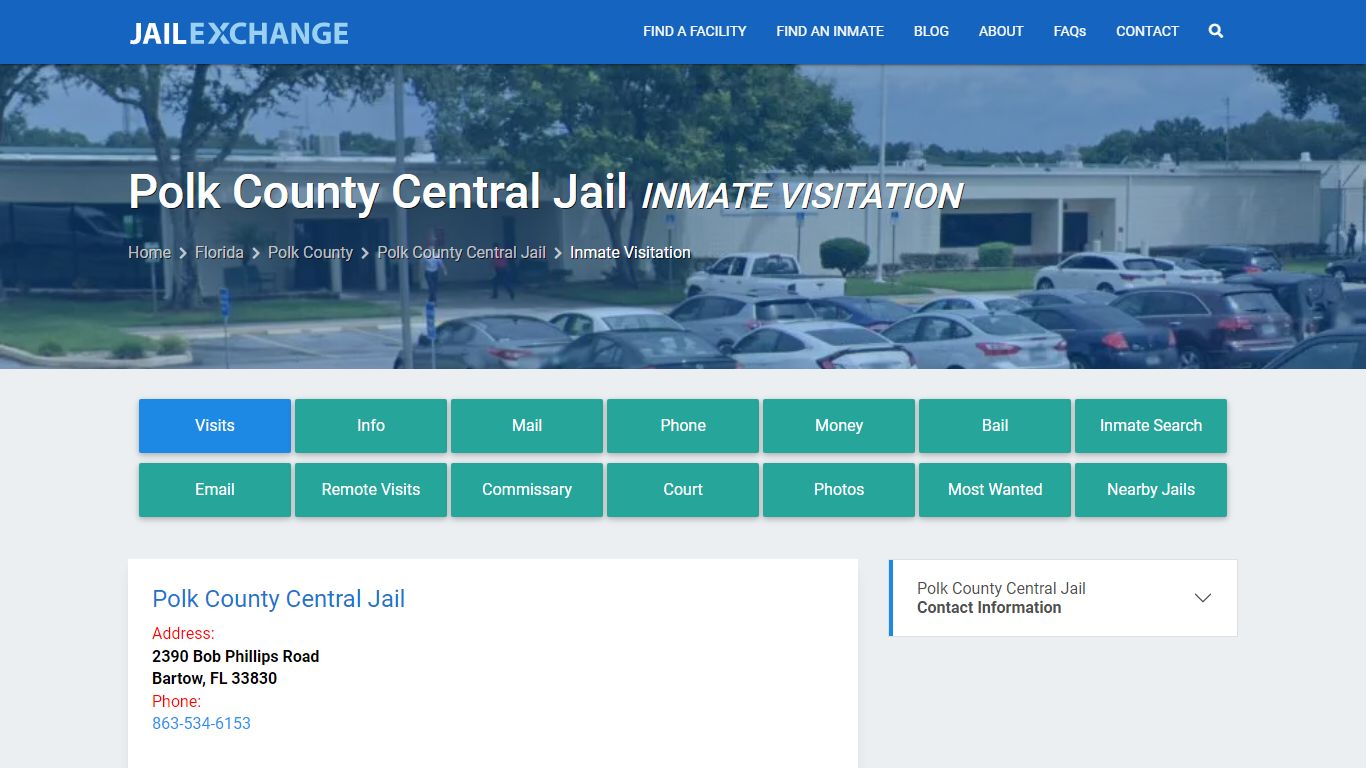 Inmate Visitation - Polk County Central Jail, FL - Jail Exchange